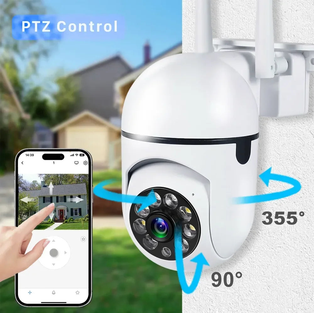 SkyGuard 5G Pro — 5MP Smart PTZ Security Camera with Auto-Tracking & Color Night Vision