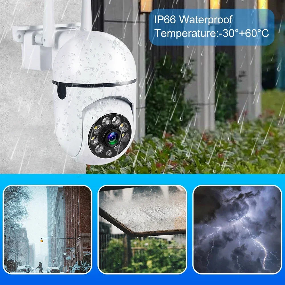 SkyGuard 5G Pro — 5MP Smart PTZ Security Camera with Auto-Tracking & Color Night Vision
