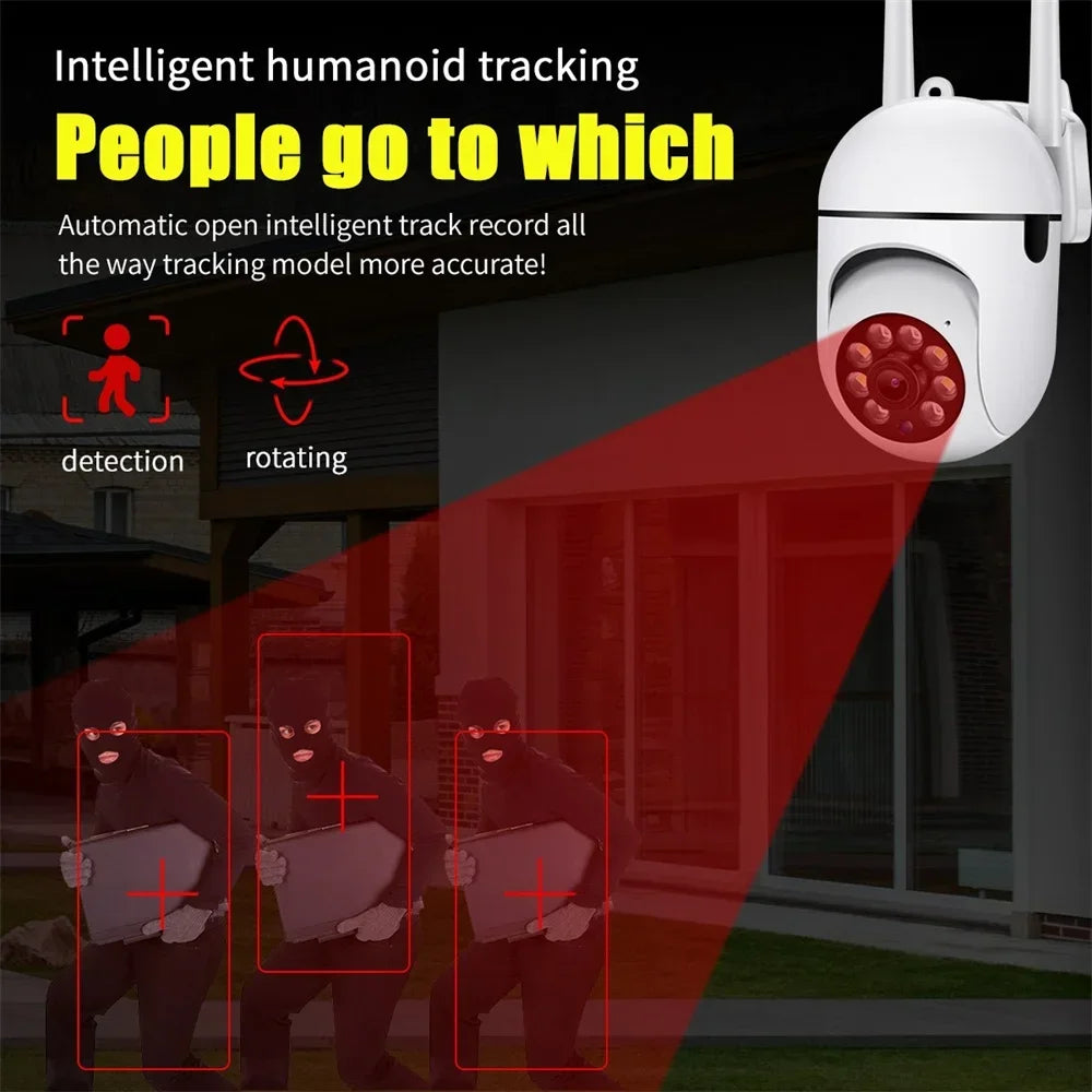 SkyGuard 5G Pro — 5MP Smart PTZ Security Camera with Auto-Tracking & Color Night Vision
