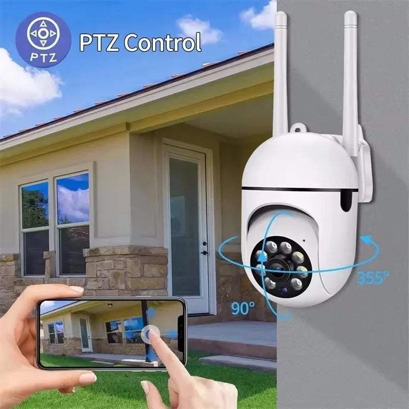 SkyGuard 5G Pro — 5MP Smart PTZ Security Camera with Auto-Tracking & Color Night Vision